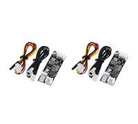 Onchdbfhuu 2X Single 12V 0.8A DC PWM 2-3 Wire Fan Temperature Control Speed Controller Chassis Computer Noise Reduction Module