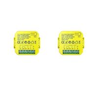 Onchdbfhuu 2X Tuya Smart Life Dry Contact Relay WiFi Module Switch Timer App Remote Control 5A DC12V 24V AC100-240V