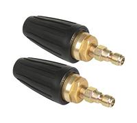 Onchdbfhuu 2X Universal Pressure Washer Turbo Nozzle for High Pressure Outlet Fitting Rotary 3.0 Orifice 1/4 Inch Plug 3000 Psi