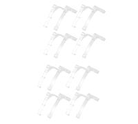 Onchdbfhuu 2X Valance Clips Plastic Vertical Blinds Brackets 3.5 Inch Vertical Blinds Clear for Blinds Parts Accessory Components