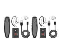 Onchdbfhuu 2X Walkie Talkie Wireless Bluetooth PTT Headset Earpiece Hands-Free K Plug for Microphone Headset -888S K5