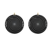 Onchdbfhuu 2X Wideband 0.51-10Ghz Circularly Polarized Antennas Equiangular Spirals Antennas RFID Right-Hand Rotation