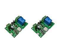 Onchdbfhuu 2X Wireless Relay Module Remote Voice Control Single-Channel Inching Self-Locking Switch