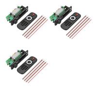 Onchdbfhuu 3 Set 2x100W 12V Amplifier Audio Player Bluetooth 5.0 MP3 Decoder Board MP3 Car FM Radio Module TF USB Mic Record Call