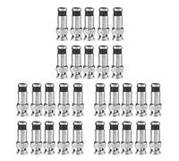 Onchdbfhuu 30 Pcs BNC Compression Connector for Coax RG59 Cable CCTV Cameras