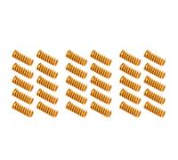 Onchdbfhuu 3D Printer Heat Bed Leveling Spring 8X20mm Compression Yellow for 2 3 Pro -10S PRO Hotbed (30 Pcs)