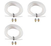 Onchdbfhuu 3pcs 5 Meters PTFE PTFE Bowden Tube with 2PCS PC4-M6 Fitting for 1.75mm Filament Printer Bowden Hotend