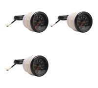 Onchdbfhuu 3pcs 52MM Electrical Tachometer 0-8000 RPM 2inch RPM Tacho Meter for 2 3 4 5 6 8 Cylinder Gasoline Engine Car Boat Yacht