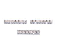 Onchdbfhuu 3pcs 8 x WS2812B 5050 RGB Driving LED Lights Board Strip Built-in Full-Color for NAZE32 CC3D