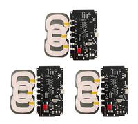 Onchdbfhuu 3X 10-24V 20W Wireless Charger Module Type-C for 3-Coil High Power Fast Charging Module for Car