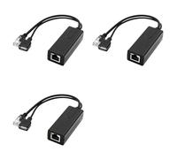 Onchdbfhuu 3X 48V to 5V USB Interface PoE Splitter Ethernet 802.3Af /At PoE Power Supply Module for IP Camera Electronic Equipment