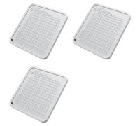 Onchdbfhuu 3X Crypto Seed Phrase Storage Plate, Mnemonic 24 Words Backup Kit, Recovery Cold Wallet for BIP39 Recovery Words