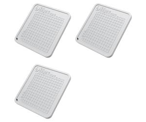 Onchdbfhuu 3X Crypto Seed Phrase Storage Plate, Mnemonic 24 Words Backup Kit, Recovery Cold Wallet for BIP39 Recovery Words