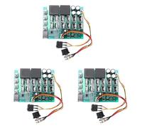 Onchdbfhuu 3X DC 10-55V 100A Motor Speed Controller PWM HHO RC Reverse Control Switch with LED Display