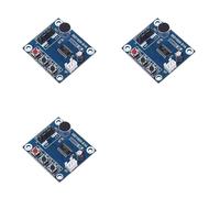 Onchdbfhuu 3X ISD1820 Voice Recording Module with Microphone and Loudspeaker Sound Recording and Playback Board