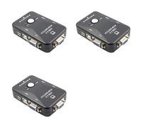 Onchdbfhuu 3X KVM Switch 2 Port VGA Switch USB 2.0 KVM Mouse Switcher Keyboard 1920X1080 Box Sharing Switch Vga Splitter
