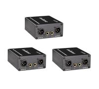 Onchdbfhuu 3X LA2XS Audio Isolator Noise Reduction Filter Eliminates Current Noise Dual-Channel 6.5 XLR Mixer Audio Isolators