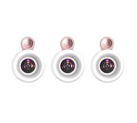 Onchdbfhuu 3X LED Phone Lens Selfie Ring Light Mobile Phone Fill Light HD Macro Dimmable Lamp Beauty Ringlight Rose Gold