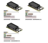 Onchdbfhuu 3X Meshtastic Heltec V4 0.96inch OLED Solar Powered LoRa 32 V4 Dev-Board GPS SX1262 WiFi BLE Low Power for IoT