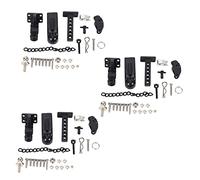 Onchdbfhuu 3X Metal Hitch Trailer Hook for SCX10 90046 TRX4 1/10 RC Crawler Car Remote Control Car Model for Baby Kid