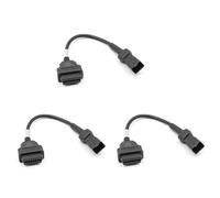 Onchdbfhuu 3X OBD Motorcycle Cable for 4 Pin Plug Cable Diagnostic Cable 4Pin to OBD2 16 Pin Adapter