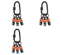 Onchdbfhuu 3X Socket Holder Keychain 3pc -1/2inch Socket Organizer with Quick Release and Clip - Impact Wrench and Toolbox