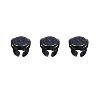 Onchdbfhuu 3X Wireless Bluetooth Media Button Remote Controller Car Motorcycle Bike Steering Wheel Music Play Remote for Phone