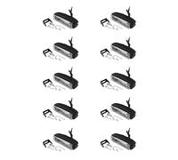 Onchdbfhuu 4 Inch 30W LED Forklift Truck Warning Lamp Safety Working Light Bar Warehouse Danger Area Light,10-80V (10Pcs)