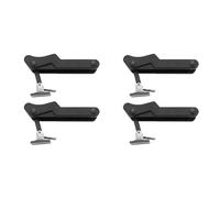 Onchdbfhuu 4 Pcs Flexible Door Draw Lock 3.8 Inch Replacement Soft Rubber Black Over-Center C7-10