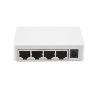 Onchdbfhuu 4 Port POE Extender 100Mbps 1 in 4 Out 250 Meters Network Switch Repeater IEEE802.3af/At for PoE Switch NVR IP Camera