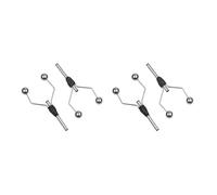 Onchdbfhuu 4PC Double Head Bi-Ceramic Tip Fly Tying Bobbin Holder for Standard Bobbin Fishing Flies Lure Baits Making Tool