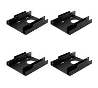 Onchdbfhuu 4pcs 3.5 Inch to 2.5 Inch SSD/HDD Hard Drive Drive Bay Adapter Mounting Bracket Converter,Double Bay