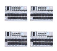 Onchdbfhuu 4X 12V 16.8V 21V 100A Li-Ion Ternary Lithium Battery Protection Board with Balance Pcm 18650 Lipo (5S)