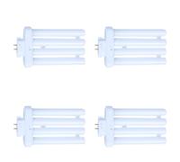 Onchdbfhuu 4X 220V 27W 4 Pin Rows 6500K Double-H Quad Tube Compact Fluorescent Lamp Light Bulb