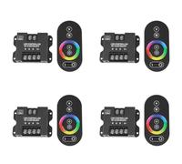 Onchdbfhuu 4X 30A Contact RGB Remote Control DC 12V 24V 3Channelx10A 360W/720W Controller for LED Strip Light SMD 5050