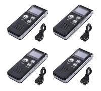 Onchdbfhuu 4X 8G Voice Recorder, High-Definition Noise Reduction MP3 Player, Suitable for Meetings and Other Occasions