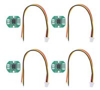 Onchdbfhuu 4X AS5600 Magnetic Induction Angle Measurement Sensor High 12-Bit with 3-Pin Wire for Brushless Gimbal Motor