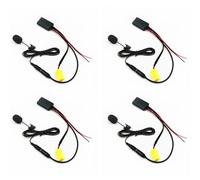 Onchdbfhuu 4X Car Bluetooth 5.0 Aux Cable Microphone Handsfree Mobile Phone Free Calling Adapter for Grande Punto 159