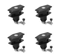 Onchdbfhuu 4X Compartment Door Locker PUSH -Up Door Lock for Swift Elldis Caravan RV Door Lock