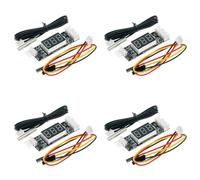 Onchdbfhuu 4X DC12V 3A 4 Wire PWM Fan Temperature Control Speed Governor Fan Speed Controller Digital Display Module Power Supply