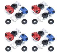 Onchdbfhuu 4X Gladhand Emergency & Service Brake Air Hose Coupling Connectors Glad Hands Parts for Semi Trucks Trailers RVs