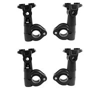 Onchdbfhuu 4x Motorcycle Spotlight Fixing Bracket Fog Lamp Mounting Bracket LED Auxiliary Lamp Bracket for - R1200GS F800GS