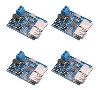 Onchdbfhuu 4X Mp3 Lossless Decoding Board Mp3 Decoder Module TF Card U Disk Decoding Player Comes with Power Amplifier