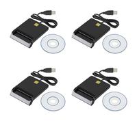 Onchdbfhuu 4X Universal Card Reader for Bank Card Card ID DNIE ATM IC SIM Card Reader for Android Phones and Tablet