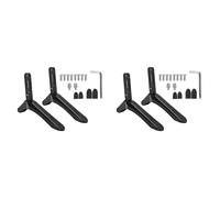 Onchdbfhuu 4x Universal Steel TV Base for 32-65 Inch LCD Pedestal Screen Stand with Aluminum Alloy Riser TV Stand TV Support Base