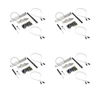 Onchdbfhuu 4X WiFi Wireless Switch Relay Module Mini PCI-E Desktop Switch Card Restart Switch Turn On/OFF PC Remote Control