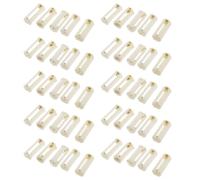 Onchdbfhuu 50Pcs Round 3x 1.5V AAA Battery Holder Case Box Container White