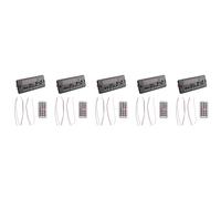 Onchdbfhuu 5Set 2X25W 50W Amplifier MP3 Player Decoder Board 5V-12V Bluetooth 5.0 FM Radio Module Support TF USB AUX Player Decoder