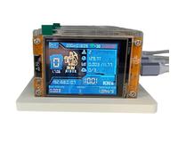 Onchdbfhuu 5X 1000KH/S NerdMinerNMMiner+5 Slots Base Upgraded Harshrate Bitcoin Crypto Solo Miner 2.8 Inch Smart Display Home BTC