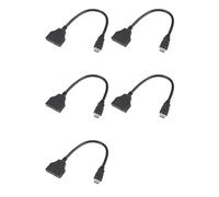 Onchdbfhuu 5X 1080P Port Male to 2 Female 1 in 2 Out Splitter Cable Adapter Converter